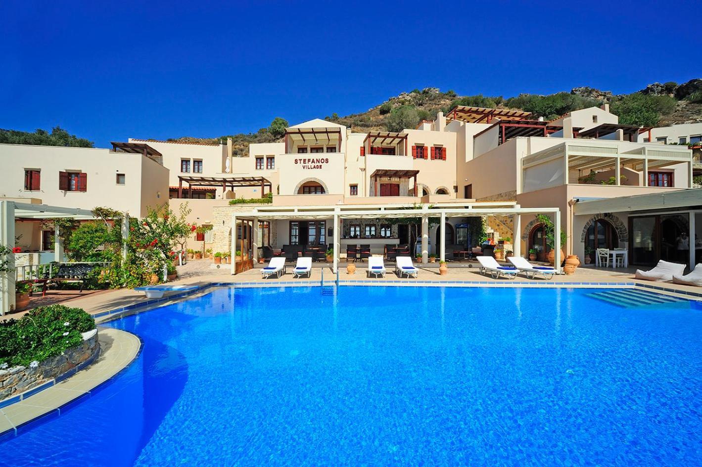 Stefanos Village Hotel Миртос Экстерьер фото