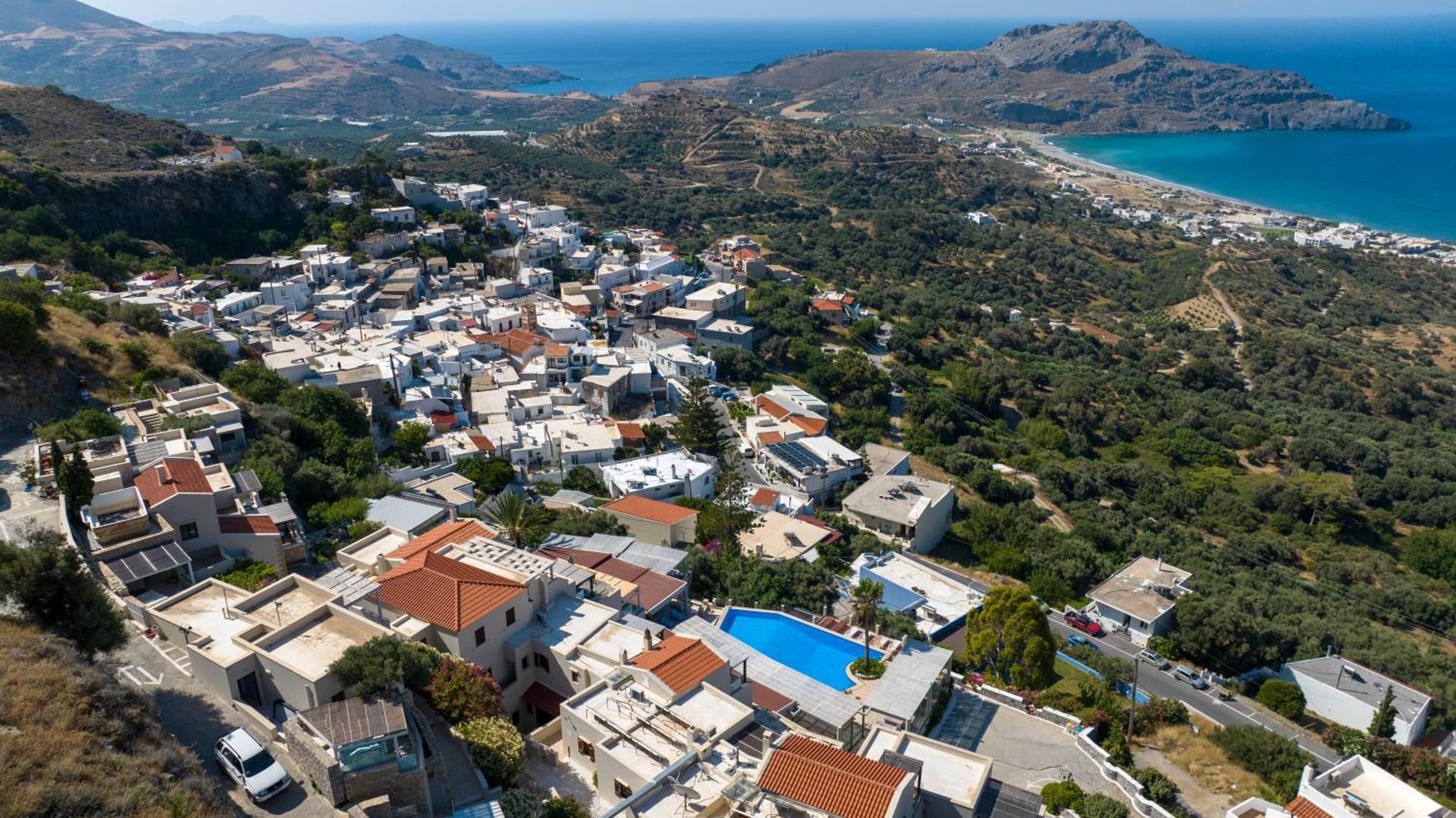 Stefanos Village Hotel Миртос Экстерьер фото